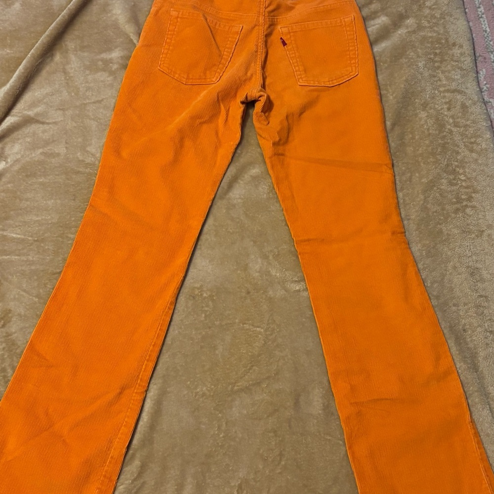 Levi's Orange Boot Cut Jeans - Picture 2 of 4